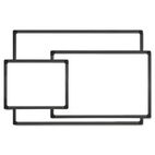 Universal Dry Erase Board, Melamine, 24 x 18, Black Frame UNV43630