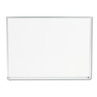 Universal Dry-Erase Board, Melamine, 24 x 18, Satin-Finished Aluminum Frame UNV43622