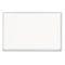 Universal Dry Erase Board, Melamine, 36 x 24, Aluminum Frame UNV44624