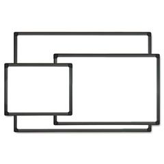 Universal Dry Erase Board, Melamine, 36 x 24, Black Frame UNV43628