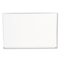 Universal Dry Erase Board, Melamine, 36 x 24, Satin-Finished Aluminum Frame UNV43623