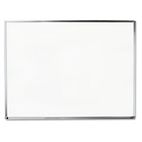Universal Dry Erase Board, Melamine, 48 x 36, Aluminum Frame UNV44636