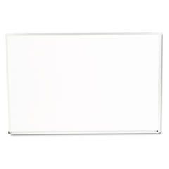Universal Dry Erase Board, Melamine, 48 x 36, Oak Frame UNV43618