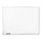 Universal Dry Erase Board, Melamine, 48 x 36, Satin-Finished Aluminum Frame UNV43624