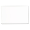 Universal Dry-Erase Board, Melamine, 72 x 48, White, Oak-Finished Frame UNV43621