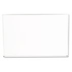 Universal Dry-Erase Board, Melamine, 72 x 48, White, Oak-Finished Frame UNV43621