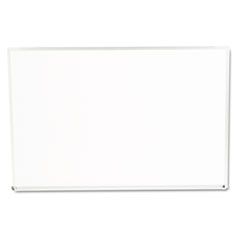 Universal Dry Erase Board, Melamine, 96 x 48, Satin-Finished Aluminum Frame UNV43627