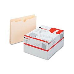 Universal Economical File Jackets, 1 1/2 Inch Expansion, Letter, 11 Point Manila, 50/Box UNV74300