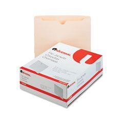 Universal Economical File Jackets, Letter, 11 Point Manila, 100/Box UNV72300