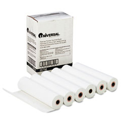Universal Economical Thermal Facsimile Paper, 1/2" Core, 8-1/2" x 98 ft, 6/Carton UNV35758