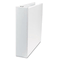 Universal Economy D-Ring Vinyl View Binder, 2" Capacity, White UNV20746
