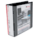 Universal Economy D-Ring Vinyl View Binder, 3" Capacity, Black UNV20747