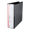 Universal Economy D-Ring Vinyl View Binder, 3" Capacity, Black UNV20747