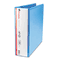 Universal Economy D-Ring Vinyl View Binder, 3" Capacity, Light Blue UNV20739