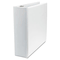 Universal Economy D-Ring Vinyl View Binder, 3" Capacity, White UNV20748