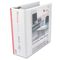 Universal Economy D-Ring Vinyl View Binder, 4" Capacity, White UNV20994