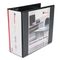 Universal Economy D-Ring Vinyl View Binder, 5" Capacity, Black UNV20998