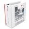 Universal Economy D-Ring Vinyl View Binder, 5" Capacity, White UNV20997