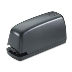 Universal Electric Stapler with Staple Channel Release Button, 15-Sheet Capacity, Black UNV43067