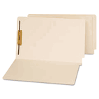 Universal End Tab Folders, One Fastener, Legal, Manila, 50/Box UNV13210