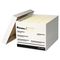 Universal Extra-Strength Storage Box, Letter/Legal, 12 x 15 x 10, White, 12/Carton UNV95225