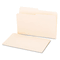 Universal File Folders, 1/2 Cut, One-Ply Top Tab, Legal, Manila, 100/Box UNV15112