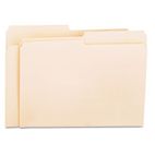 Universal File Folders, 1/2 Cut, One-Ply Top Tab, Letter, Manila, 100/Box UNV12112