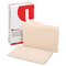 Universal File Folders, 1/2 Cut, Two-Ply Top Tab, Legal, Manila, 100/Box UNV16122