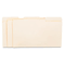 Universal File Folders, 1/3 Cut Assorted, One-Ply Top Tab, Legal, Manila, 100/Box UNV15113