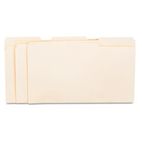 Universal File Folders, 1/3 Cut Assorted, One-Ply Top Tab, Legal, Manila, 100/Box UNV15113