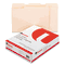 Universal File Folders, 1/3 Cut Assorted, One-Ply Top Tab, Letter, Manila, 100/Box UNV12113