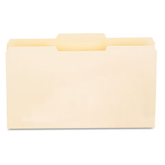 Universal File Folders, 1/3 Cut First Positions, One-Ply Top Tab, Legal, Manila, 100/Box UNV15121