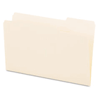 Universal File Folders, 1/3 Cut, One-Ply Top Tab, Third Position, Legal, Manila, 100/Box UNV15123