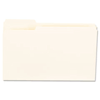Universal File Folders, 1/3 Cut Second Position, One-Ply Top Tab, Legal, Manila, 100/Box UNV15122