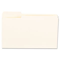 Universal File Folders, 1/3 Cut Second Position, One-Ply Top Tab, Legal, Manila, 100/Box UNV15122