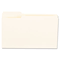Universal File Folders, 1/3 Cut Second Position, One-Ply Top Tab, Legal, Manila, 100/Box UNV15122