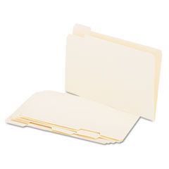 Universal File Folders, 1/5 Cut Assorted, One-Ply Top Tab, Legal, Manila, 100/Box UNV15115