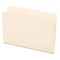 Universal File Folders, Straight Cut, One-Ply Top Tab, Legal, Manila, 100/Box UNV15110