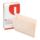 Universal File Folders, Straight Cut, Two-Ply Top Tab, Legal, Manila, 100/Box UNV16120