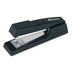 Universal Full Strip Stapler, 15-Sheet Capacity, Black UNV43128
