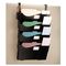 Universal Grande Central Fling System, Four Pocket, Partition Mount, Plastic, Black UNV08138