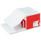Universal Green Bar Computer Paper, 18lb, 14-7/8 x 11, Perforated Margins, 2600 Sheets UNV15851