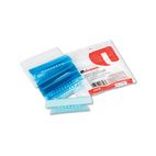 Universal Hanging File Folder Plastic Index Tabs, 1/3 Tab, 3 1/2 Inch, Blue, 25/Pack UNV43326