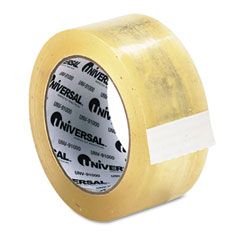 Universal Heavy-Duty Box Sealing Tape, 2" x 55 yards, 3" Core, Clear UNV91000