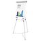 Universal Heavy Duty Presentation Easel, 69" Maximum Height, Metal, Silver UNV43035