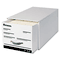 Universal Heavy-Duty Storage Box Drawer, Letter, 14 x 25 1/2 x 11 1/2, White, 6/Carton UNV85300