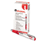 Universal High Capacity Roller Ball Stick Gel Pen, Red Ink, Needle, Dozen UNV39319