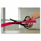 Universal Industrial Scissors, 8" Length, Bent, Black Carbon Coated Blades, Black/Blue UNV92022