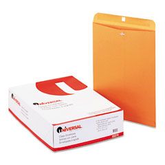 Universal Kraft Clasp Envelope, Side Seam, 28lb, 12 x 15 1/2, Light Brown, 100/Box UNV35270