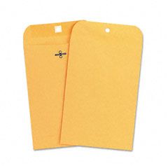 Universal Kraft Clasp Envelope, Side Seam, 28lb, 6 1/2 x 9 1/2, Light Brown, 100/Box UNV35261